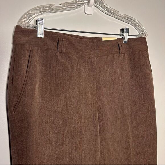 Van Heusen Studio Modern Fit Women's Dress Pants Brown Sz.8 - Picture 2 of 7